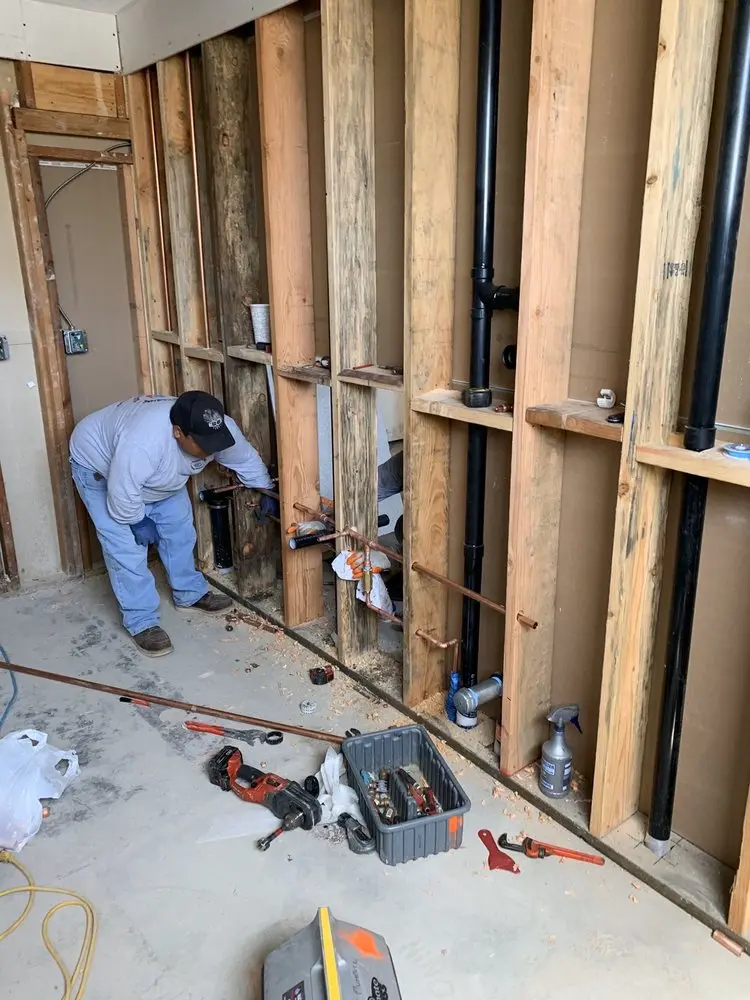 Commercial rough-in plumbing for Commercial Plumbing in Tysons East